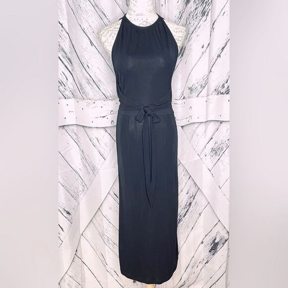 DKNY Sleeveless Midi Dress Open Back S - Picture 1 of 9